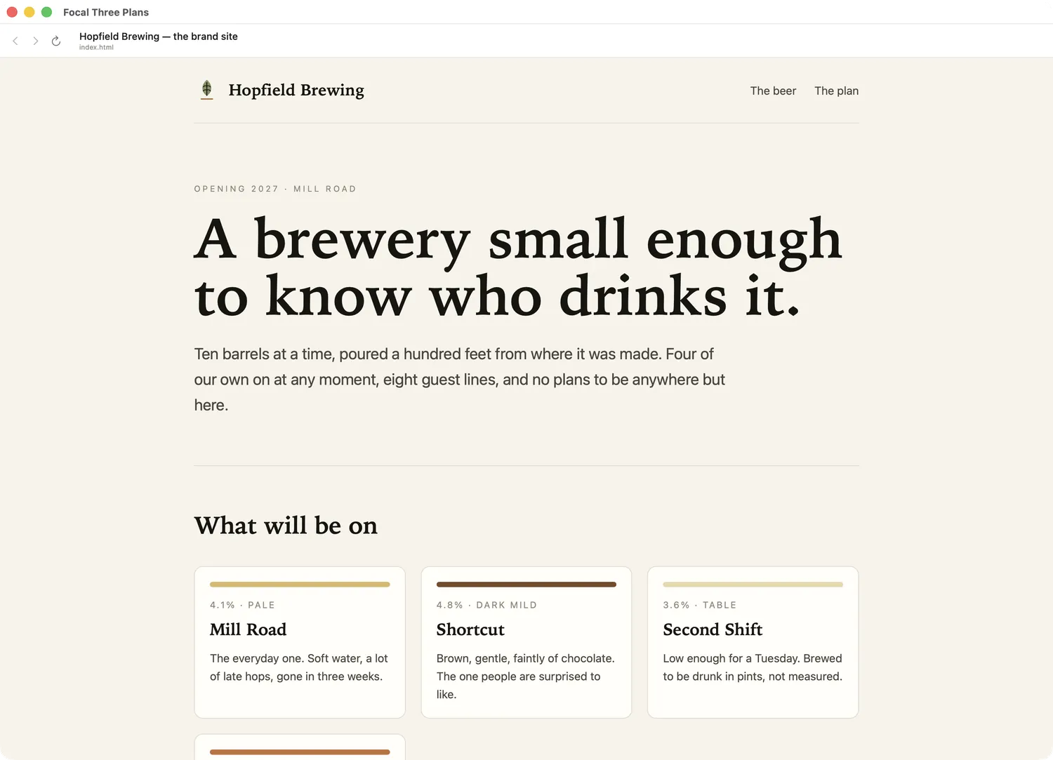 A whole website, attached